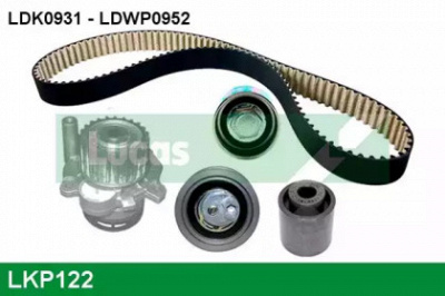 LUCAS ENGINE DRIVE lkp122 -  Водяной насос + комплект зубчатого ремня